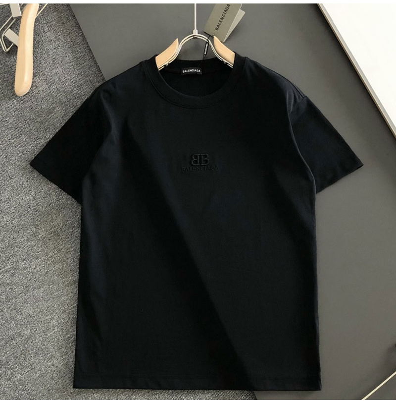 BALENCIAGA-04075 발렌시아가 2026년 NEW 남년공용 크루넥 티셔츠(2컬러)