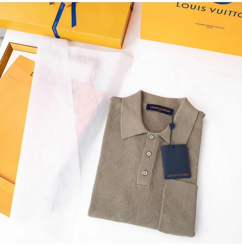 LOUIS VUITTON-06064 루이비통 2026SS 남성용 메시 반팔 폴로 셔츠