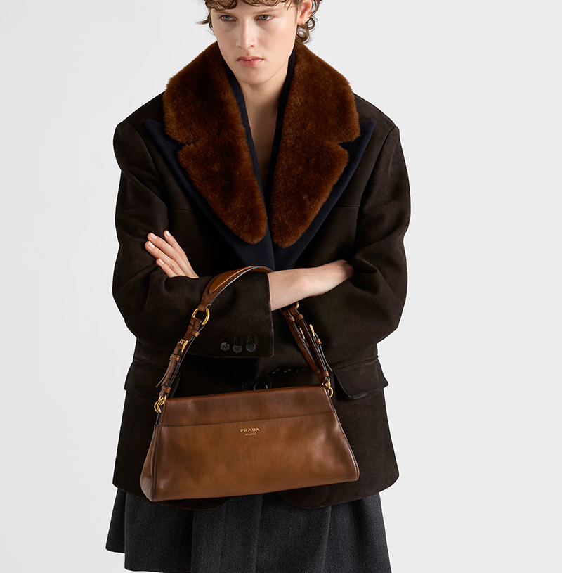 [스페셜오더]PRADA-1BC262 프라다 앙세네 미디엄 가죽 핸드백