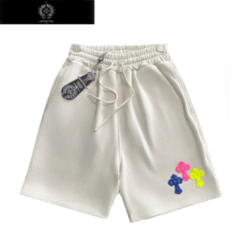 CHROMEHEARTS-071410 크롬하츠 화이트 십자가 패치 장식 스웨트쇼츠 남성용