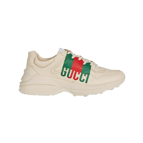 [스페셜오더]GUCCI-816179 9522 구찌 롸이톤 아이보리 가죽 스니커즈 남여공용
