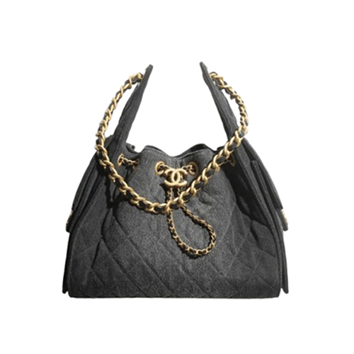 [스페셜오더]CHANEL-AS5293 샤넬 블랙 워시드 데님 CHANEL 25 스몰 백