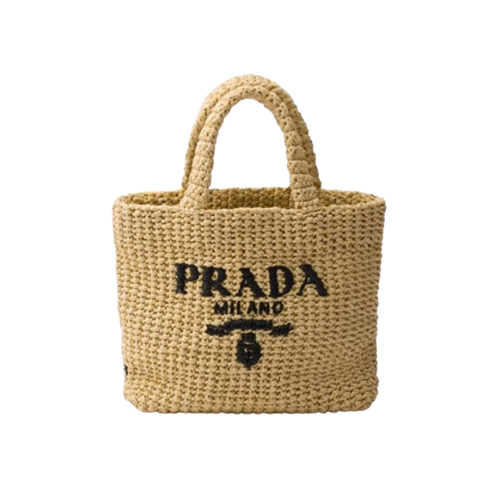 [스페셜오더]PRADA-1BG422 프라다 내추럴 스몰 크로셰 토트백