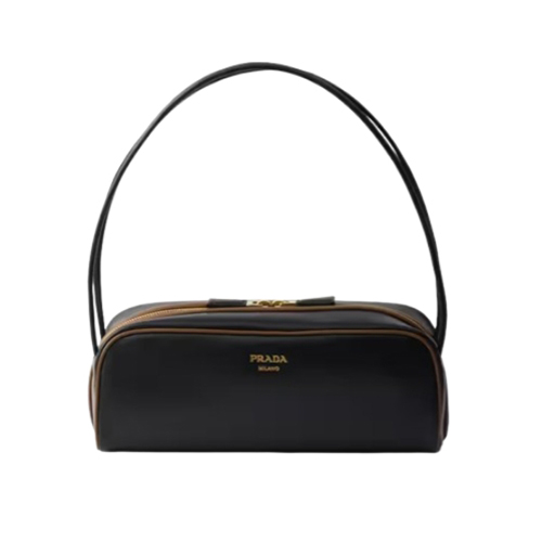 [스페셜오더]PRADA-1BC249 프라다 블랙 스윙 송아지 가죽 숄더백