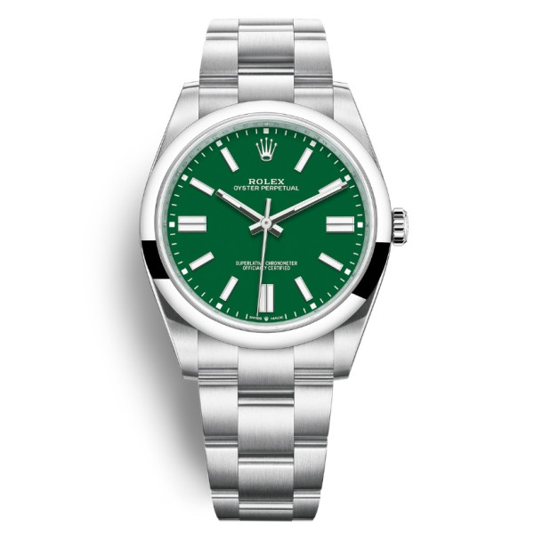 [CLEAN][스페셜오더]롤렉스 Oyster Perpetual 그린 904L SS 41mm 1:1 Best Edition-124300-0005