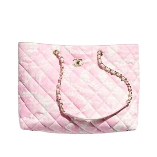 [스페셜오더]CHANEL-AS5429 샤넬 핑크 프린티드 데님 쇼핑백