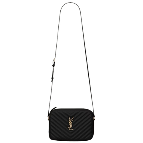 [스페셜오더]SAINT LAURENT-761554 생 로랑 블랙/골드 퀼트 가죽 LOU 카메라백