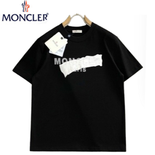 MONCLER-042211 몽클레어 블랙 패치 장식 티셔츠 남성용