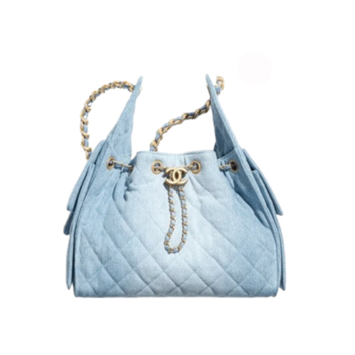 [스페셜오더]CHANEL-AS5293 샤넬 블루 워시드 데님 CHANEL 25 스몰 백	