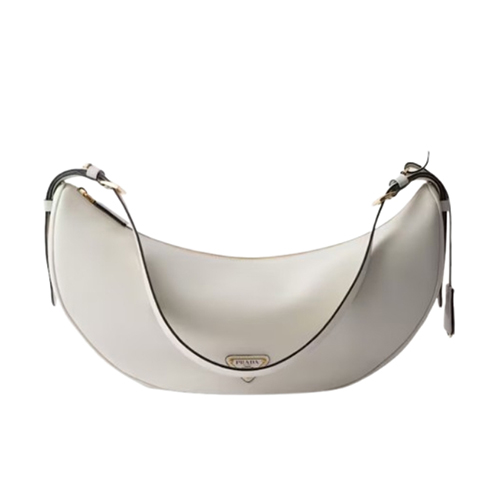 [스페셜오더]PRADA-1BC255 프라다 화이트 드뮈룬 라지 가죽 숄더백