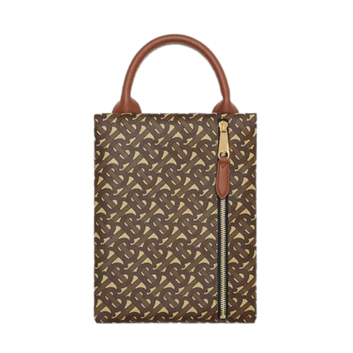 [스페셜오더]BURBERRY-80208931 버버리 모노그램 프린트 E-캔버스 포트레이트 파우치