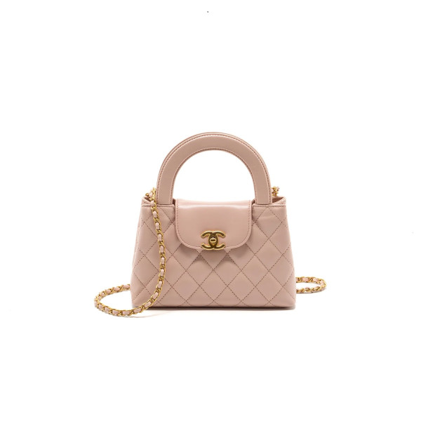 [스페셜오더]CHANEL-AS4416 샤넬 라이트 핑크 Kelly/켈리 미니 쇼핑백 19cm