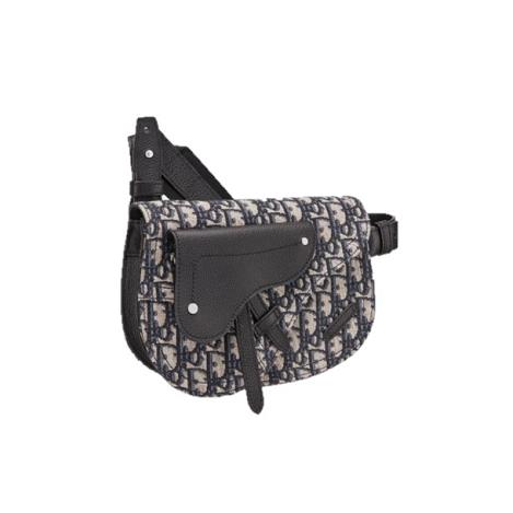 [스페셜오더]DIOR-1ADPO095 디올 블루 오블리크 이미테이션 숄더 스트랩백