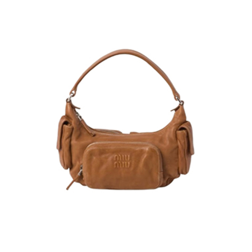 [스페셜오더]MIUMIU-5BC146 미우미우 캐러멜 나파 가죽 포켓 백