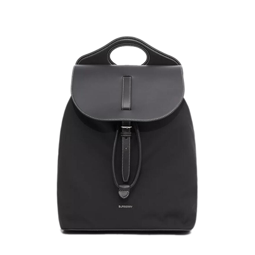 [스페셜오더]BURBERRY-80420181 버버리 블랙 나일론 레더 포켓 백팩