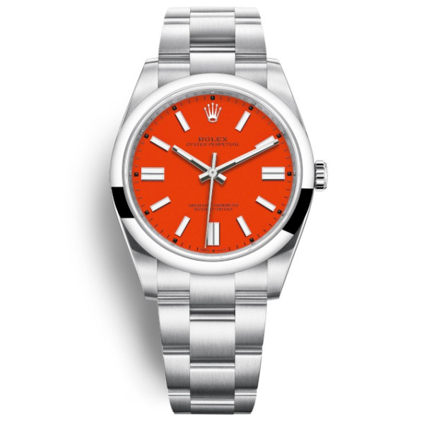 [CLEAN][스페셜오더]롤렉스 Oyster Perpetual 레드 904L SS 41mm 1:1 Best Edition-124300-0007