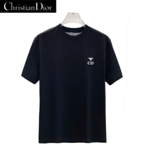 DIOR-03279 디올 블랙 코튼 티셔츠 남여공용