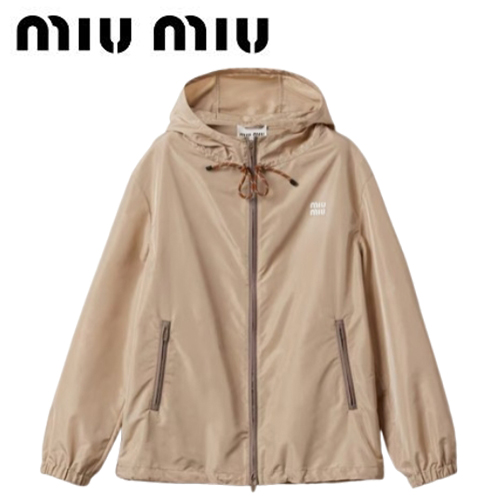 [스페셜오더]MIUMIU-ML1055 미우미우 베이지 테크니컬 블루종 재킷 여성용