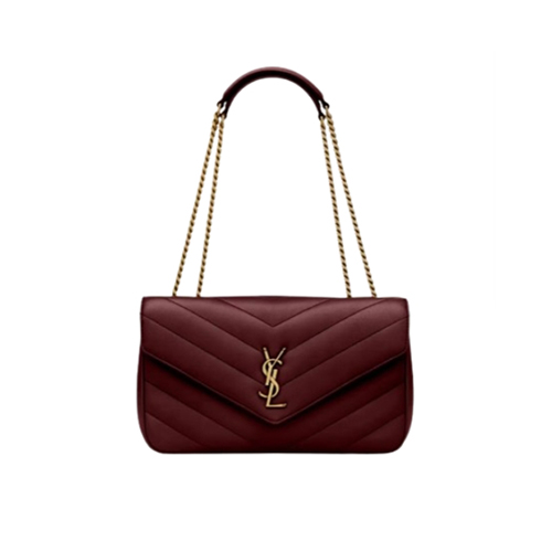 [스페셜오더]SAINT LAURENT-801439 생 로랑 레드 마틀라세 램스킨 loulou 미디엄백