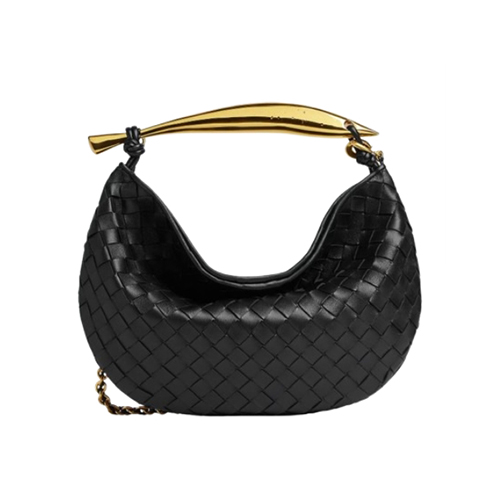 [스페셜오더]BOTTEGA VENETA-776768 보테가 베네타 블랙 체인 사르딘