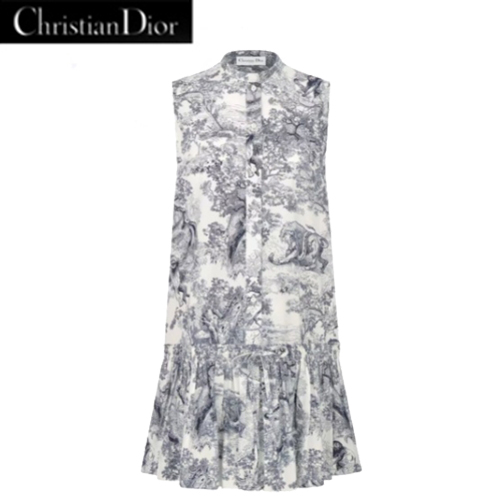 DIOR-03249 디올 화이트/블루 dioriviera 원피스