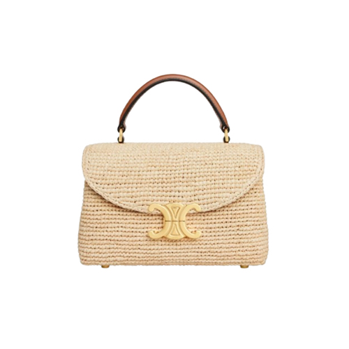 [스페셜오더]CELINE-118112 셀린느 내추럴 라피아 틴 니노 백 