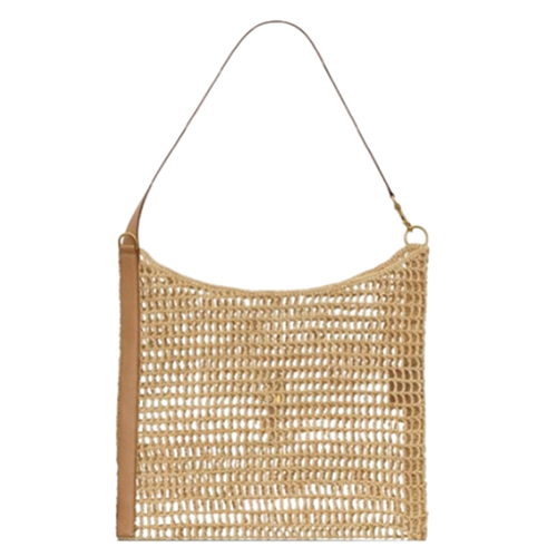 [스페셜오더]SAINT LAURENT-781289 생 로랑 내추럴 라피아 마크라메 oxalis 숄더백