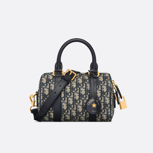 [스페셜오더]DIOR-디올 블루 Dior Oblique 자카드 Groove/그루브 20 보스턴백 - M1346