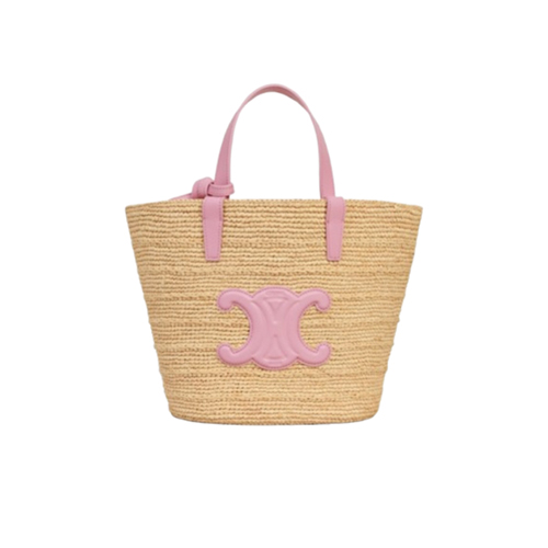 [스페셜오더]CELINE-115802 셀린느 내추럴&핑크 CELINE 틴 서플 클래식 파니에