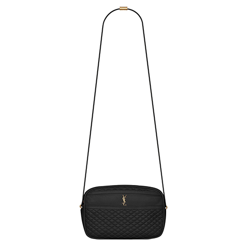 [스페셜오더]SAINT LAURENT-648990 생 로랑 블랙 퀼트 램스킨 VICTOIRE 카메라 백