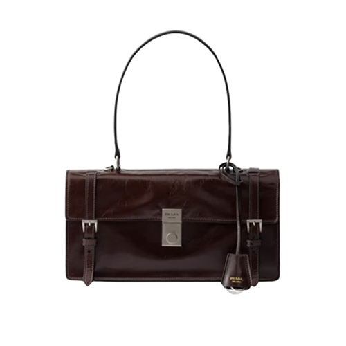 [스페셜오더]PRADA-1BN026 프라다 브라운 미디엄 가죽 핸드백
