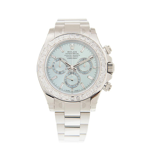 [스페셜오더]ROLEX-롤렉스 오이스터 퍼페츄얼 코스모그래프 데이토나 스틸 다이아몬드 시계 40mm