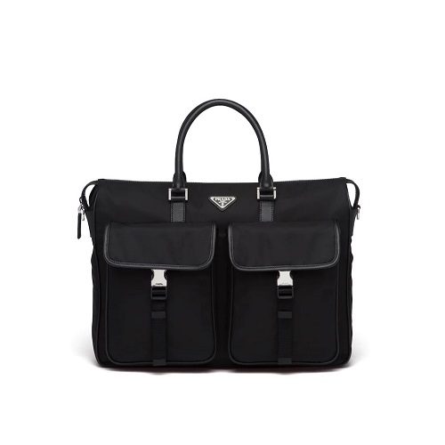 [스페셜오더]PRADA-2VE017 프라다 블랙 나일론 워크 백