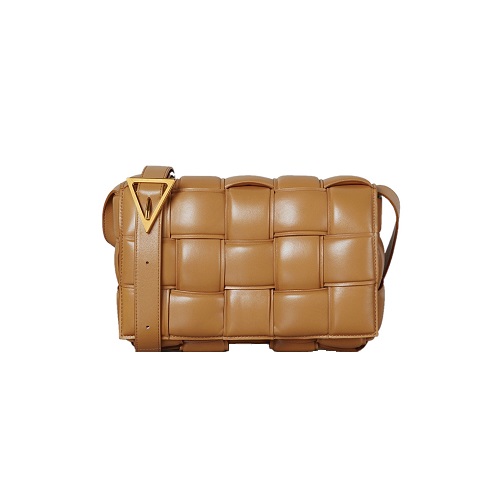 [스페셜오더]BOTTEGA VENETA-591970 보테가 베네타 캐러멜 패딩 카세트 크로스 바디백