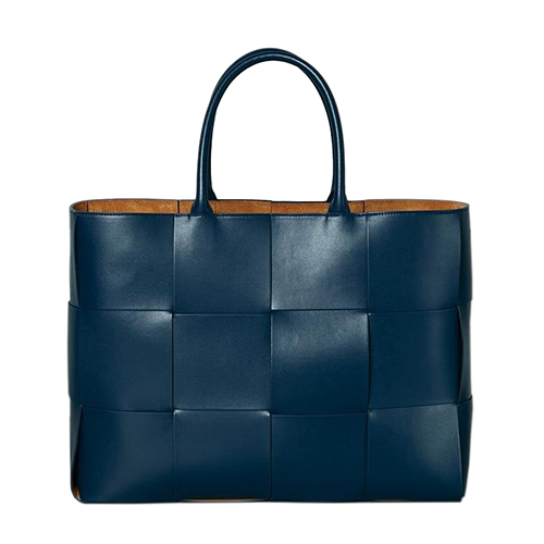 [스페셜오더]BOTTEGA VENETA-608608 보테가 베네타 딥 블루 송아지 가죽 아르코 토트백