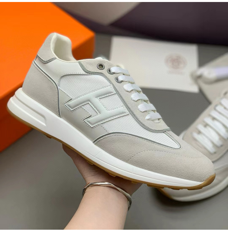HERMES-H944875 에르메스 화이트 부메랑 스니커즈