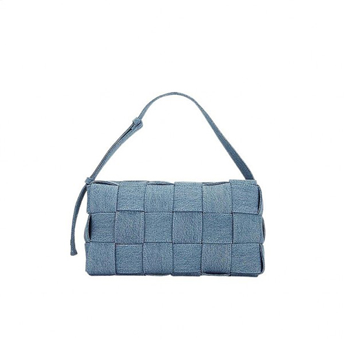 [스페셜오더]BOTTEGA VENETA-709628 보테가 베네타 데님 인디고 워시드 브릭 카세트 숄더백