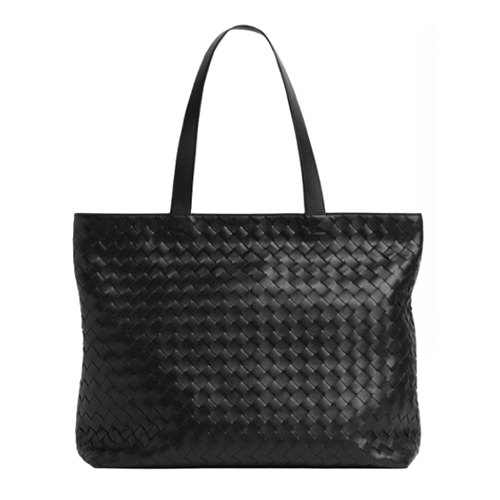 [스페셜오더]BOTTEGA VENETA-786666 보테가 베네타 블랙 라지 인트레치아토 지퍼 토트 백