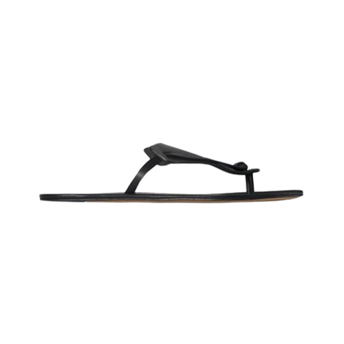 THE ROW-F1651L6 더 로우 블랙 헬레나 플립 플랍 여성용