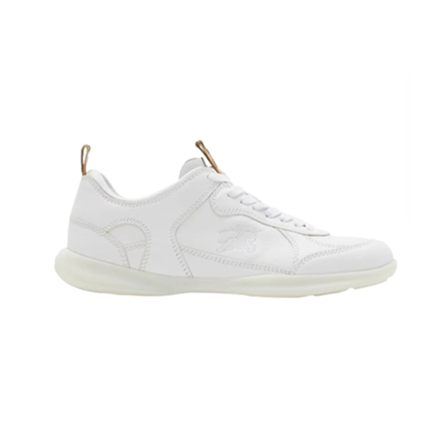 BURBERRY-81091701 버버리 화이트 레더 매트릭스 스니커즈 남성용