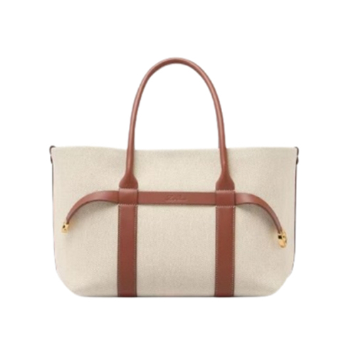 [스페셜오더]Loro Piana-FAO7477 로로피아나 내추럴 캔버스 기에라 스몰 쇼퍼백