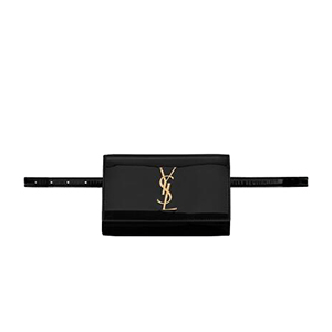 [스페셜오더]SAINT LAURENT-534395 생 로랑 블랙 페이턴트 송아지 가죽 케이트 벨트백