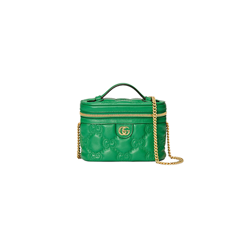 [스페셜오더]GUCCI-723770 3219 구찌 그린 GG 마틀라세 탑 핸들 미니백