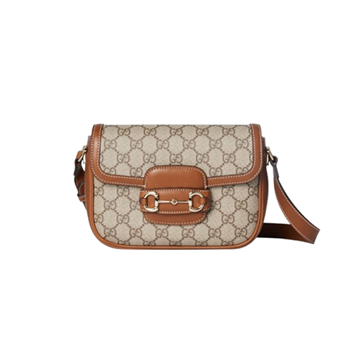 [스페셜오더]GUCCI-815205 9758 구찌 베이지/브라운 구찌 홀스빗 1955 미니 숄더백
