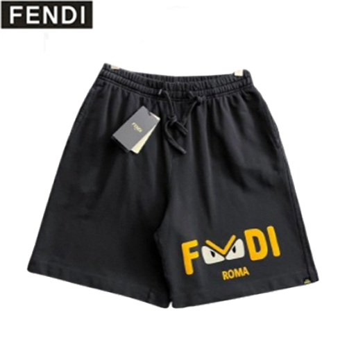 FENDI-07143 펜디 다크 그레이 패치 장식 스웨트쇼츠 남여공용