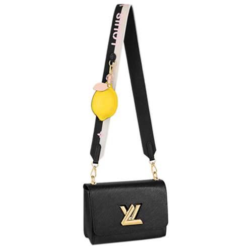 [스페셜오더]LOUIS VUITTON-M20680 루이비통 블랙 에삐 레더 레몬 참 트위스트 MM