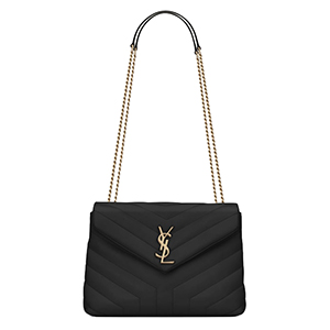 [스페셜오더]SAINT LAURENT-494699 생 로랑 블랙 송아지 가죽 Y 골드메탈 스몰 루루 체인백