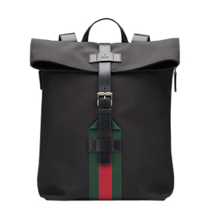 GUCCI-337075 1060 구찌 gucci band 블랙 테크노 캔버스 백팩