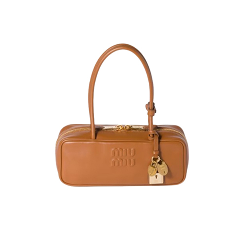 [스페셜오더]MIUMIU-5BB173 미우미우 코냑 송아지 가죽 보 백