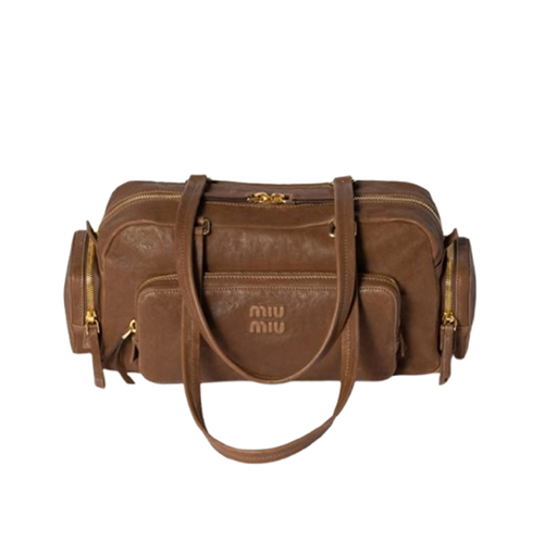 [스페셜오더]MIUMIU-5BB175 미우미우 오크 나파 가죽 포켓 백